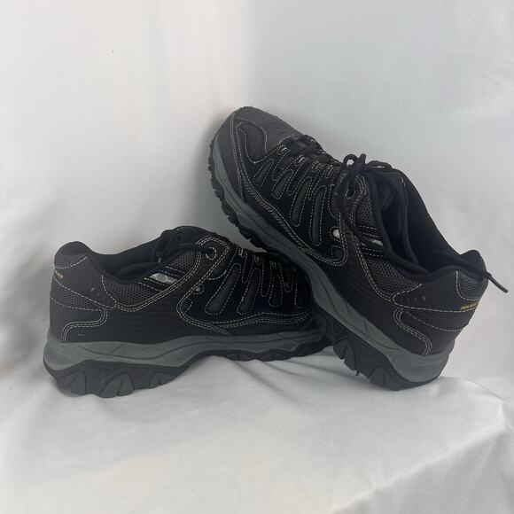 Skechers Athletic Trail Hiking Shoes Mens 11.5 Black Outdoor Comfort After Burn main image 4